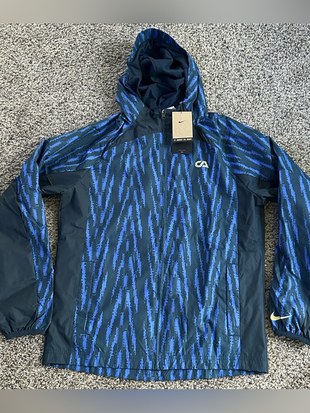 Nike Club America Full Zip Windbreaker Jacket Blue Men’s Size Medium DH2890-454
